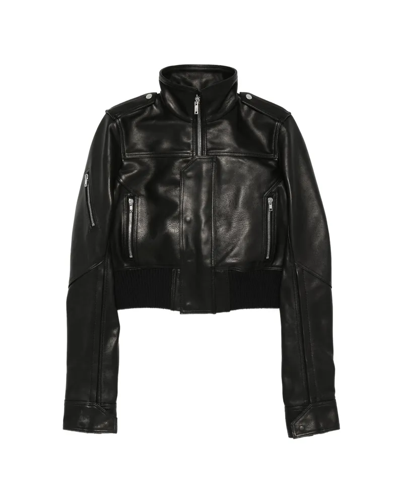 Rick Owens Rev Leather Jacket Black