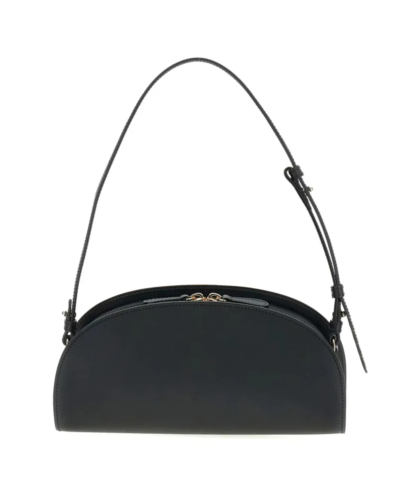 A.P.C. A. p.c. Logo-lettering Shoulder Bag Black