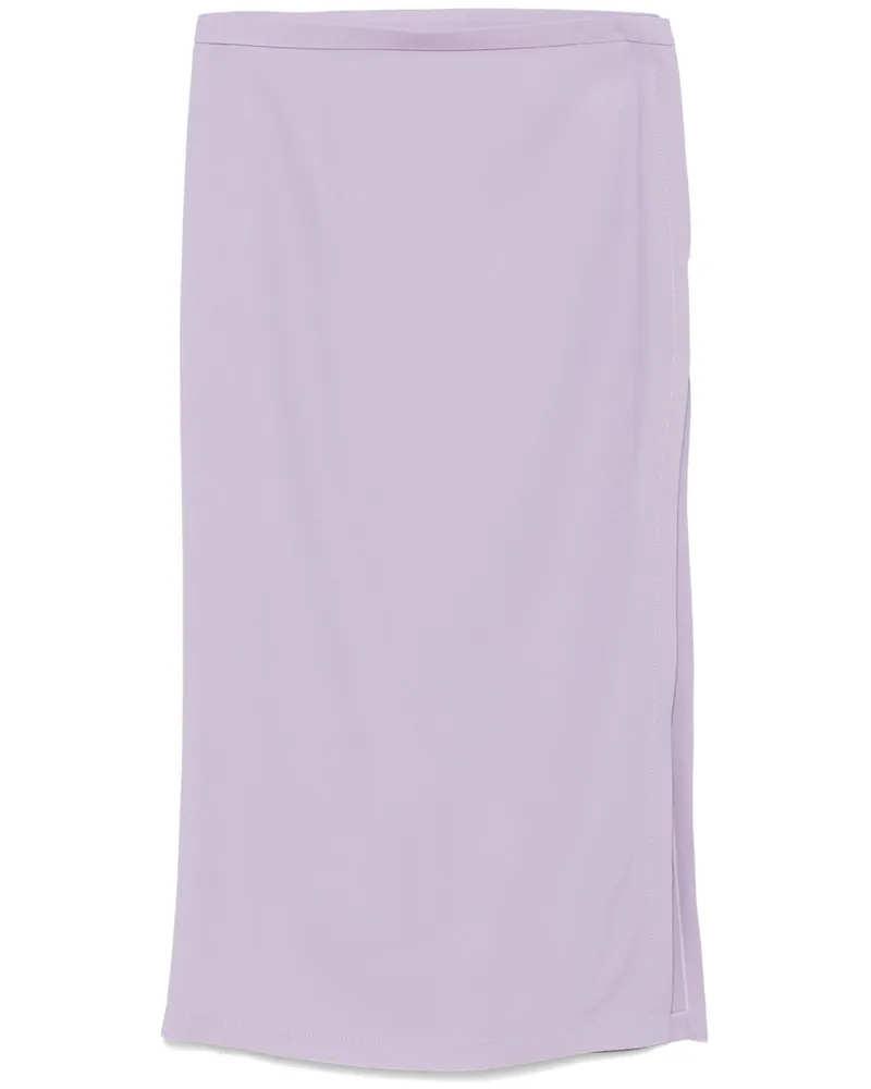 Gucci Sable Midi Skirt Purple