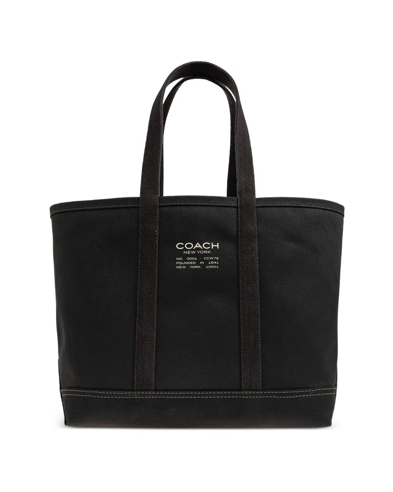 Coach Top Handle Tote Bag Black