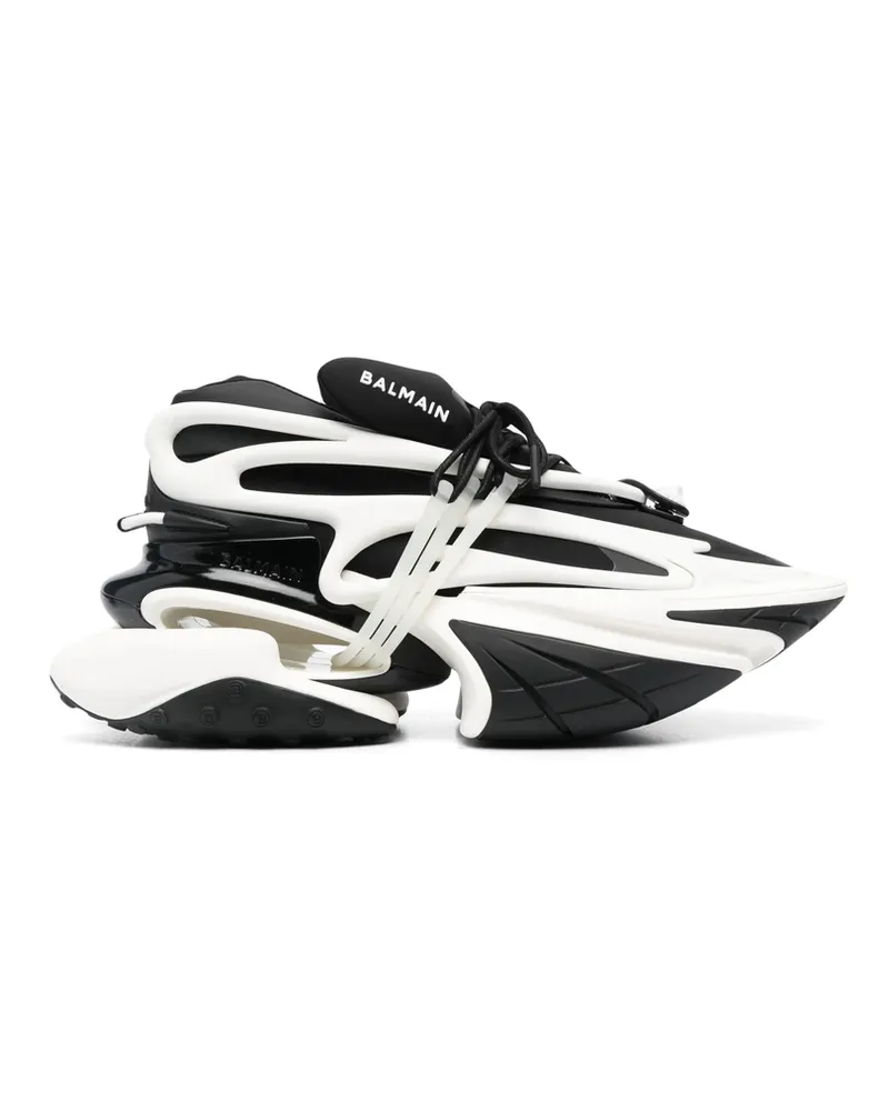 Balmain Unicorn Low-top Sneakers White