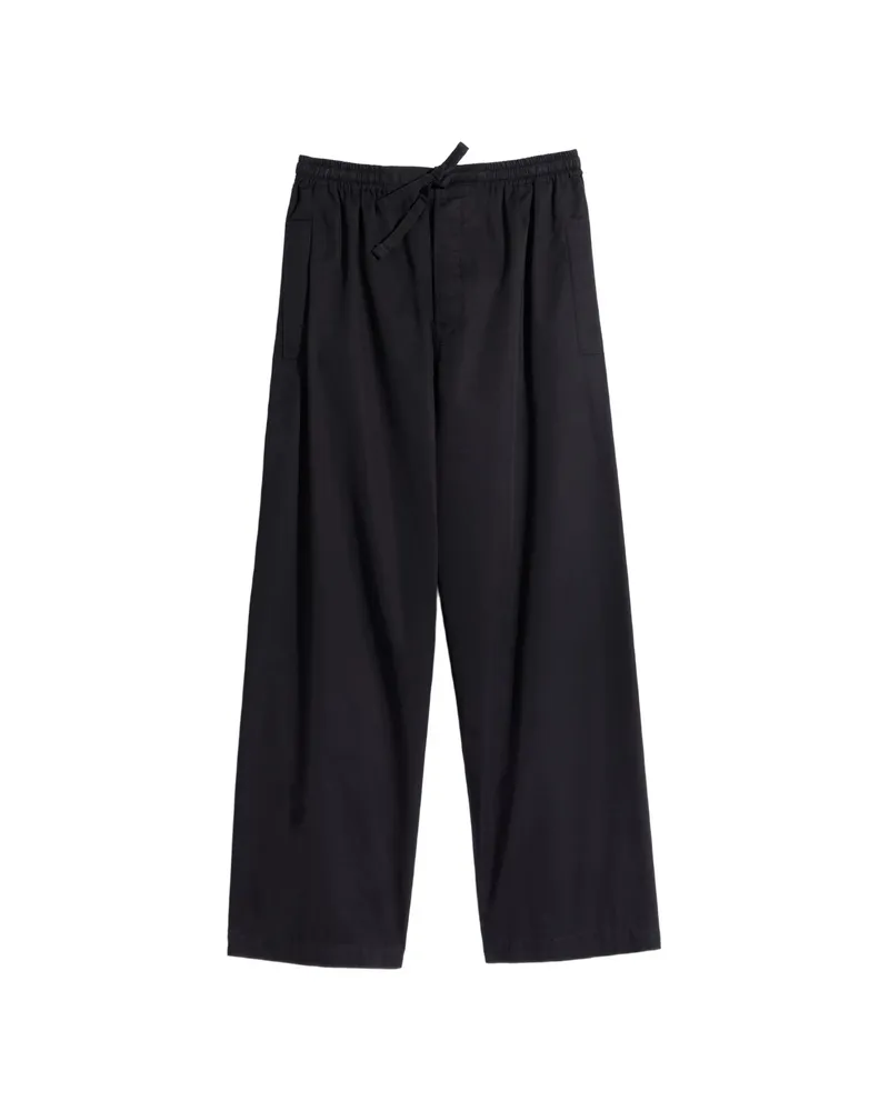 Christophe Lemaire Drawstring Pajama Pants Black