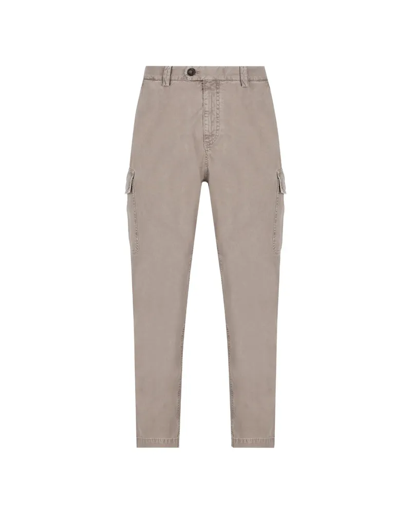 Brunello Cucinelli Cotton-twill Cargo Pants Grey