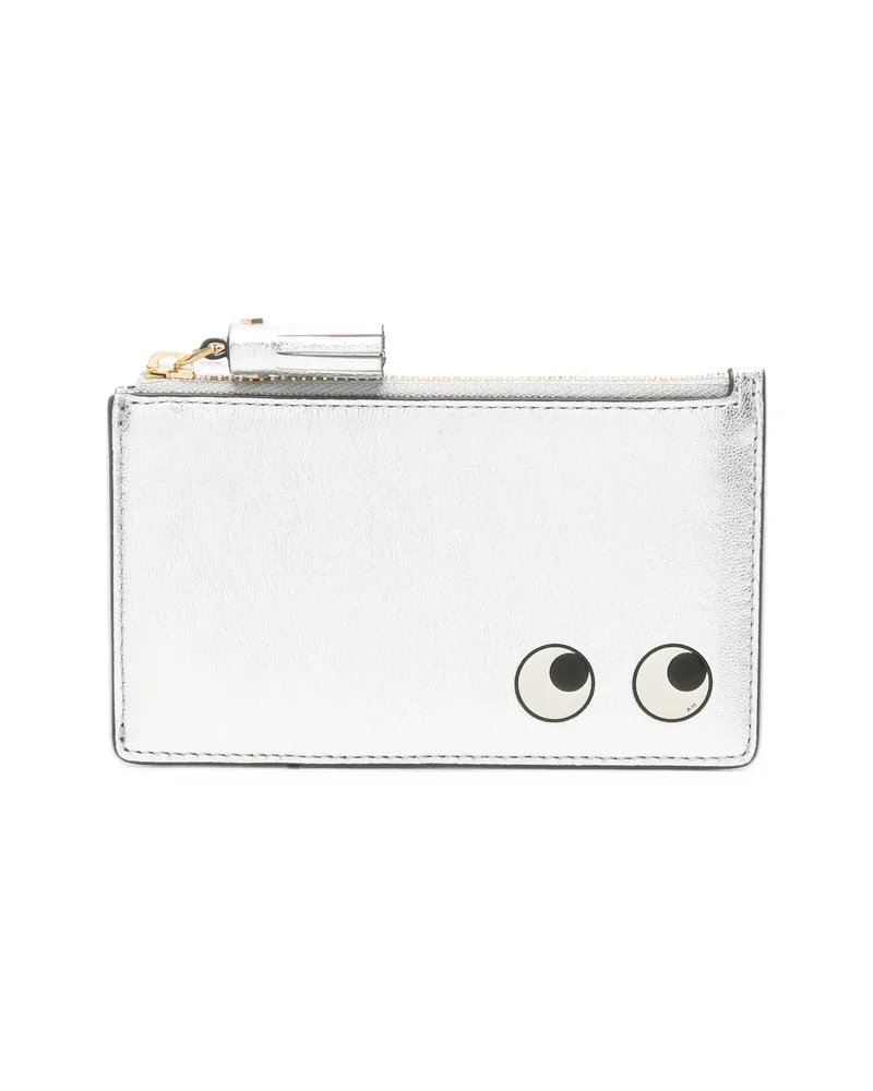 Anya Hindmarch Eyes Tassel Card Holder Silver