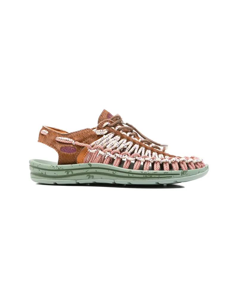 Keen Uneek Lea Cord-embellished Sandals Brown