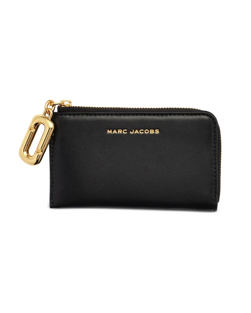 Marc Jacobs The Pop J Marc Leather Wallet Black