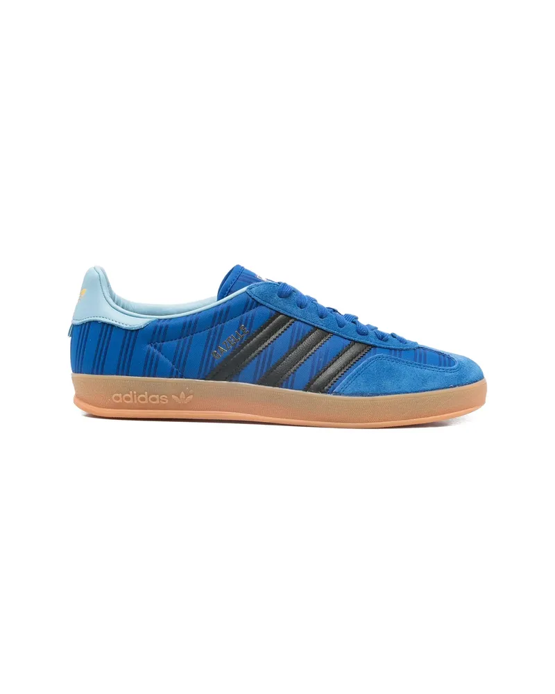 adidas Gazelle Indoor Striped Sneakers Blue