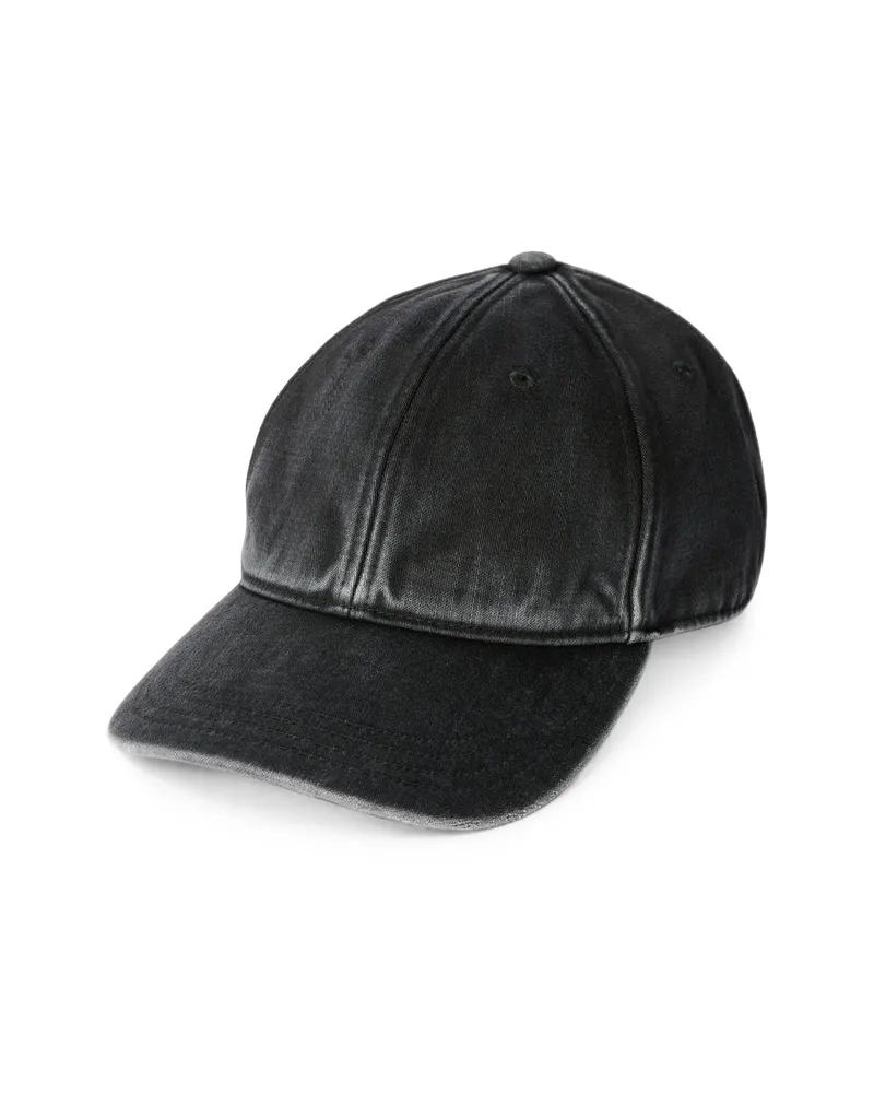 Our Legacy Enzyme-washed Cotton-sateen Baseball Cap Black