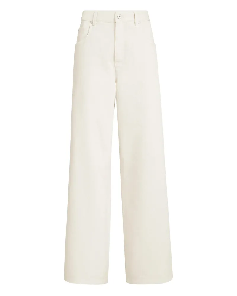 Brunello Cucinelli Monili-loop-detail Jeans Neutrals