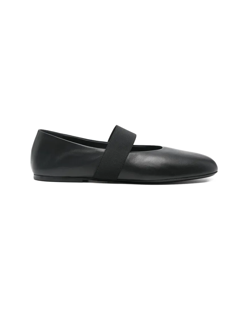 Co Elastic-strap Ballet Flats Black