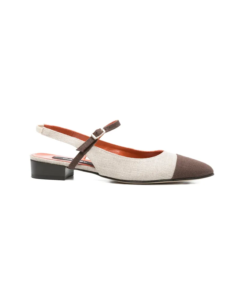 Carel Oceano 26 Toe-cap Flat Pumps Neutrals