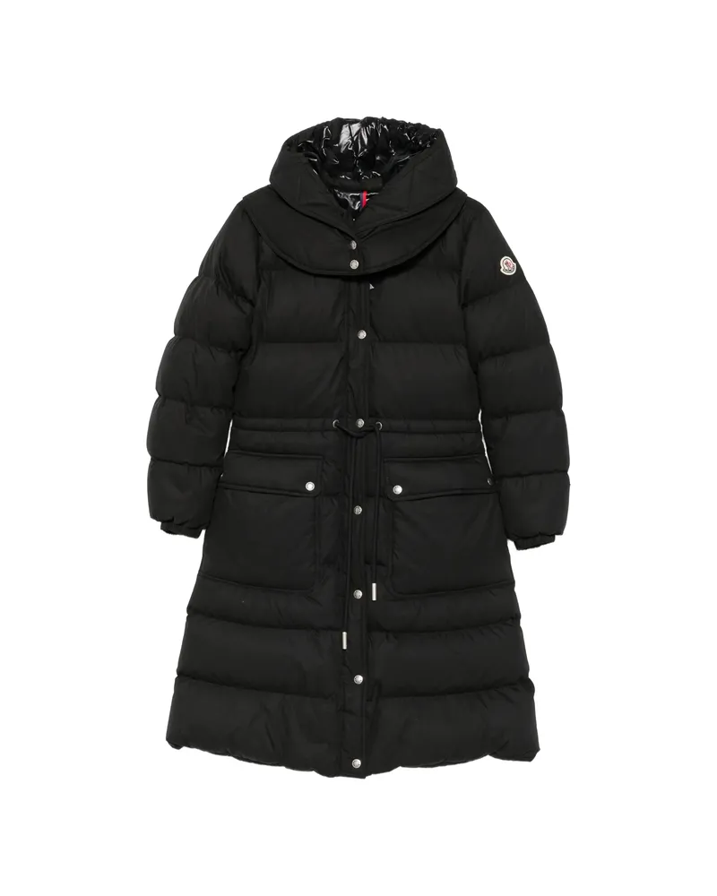 Moncler Quilted Drawstring-waist Jacket Black