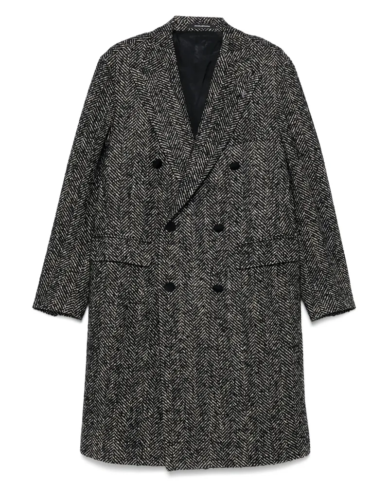 Tagliatore Double-breasted Coat Black