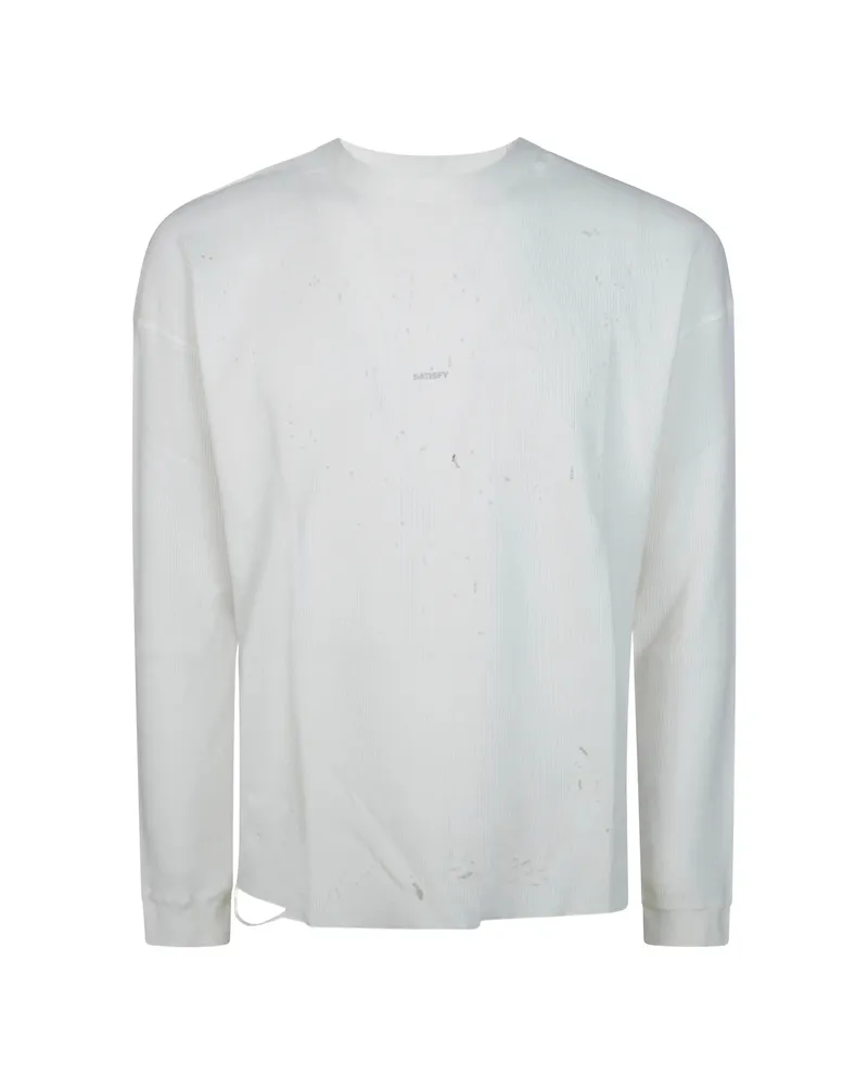 Satisfy MothTech Waffle T-shirt White
