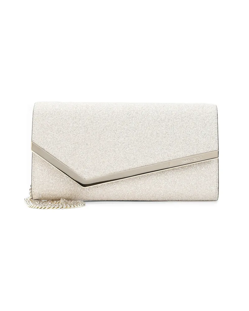 Jimmy Choo Emmie Clutch Bag Neutrals