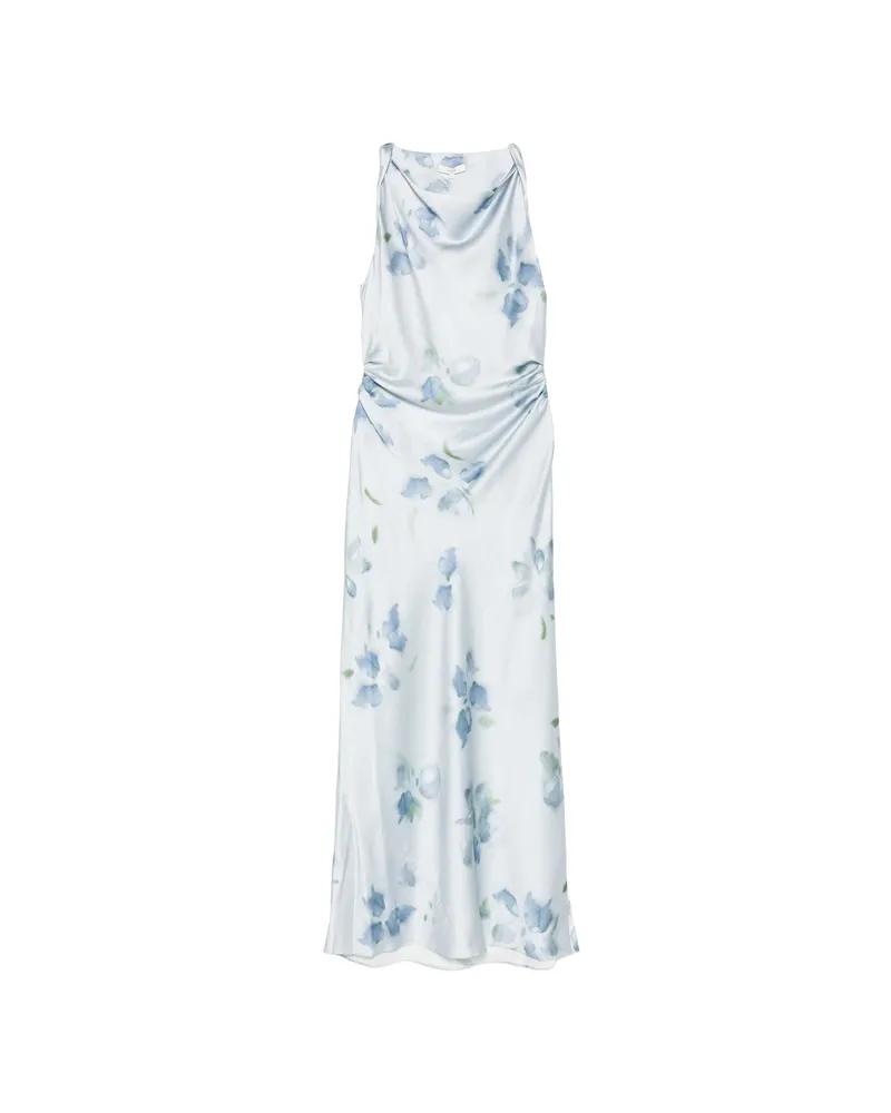 Vince Floral Maxi Dress Blue