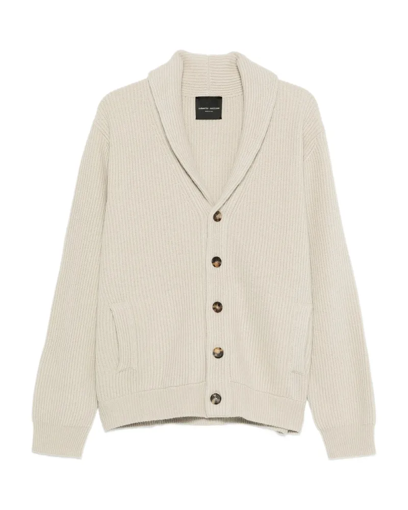 Roberto Collina V-neck Cardigan Neutrals