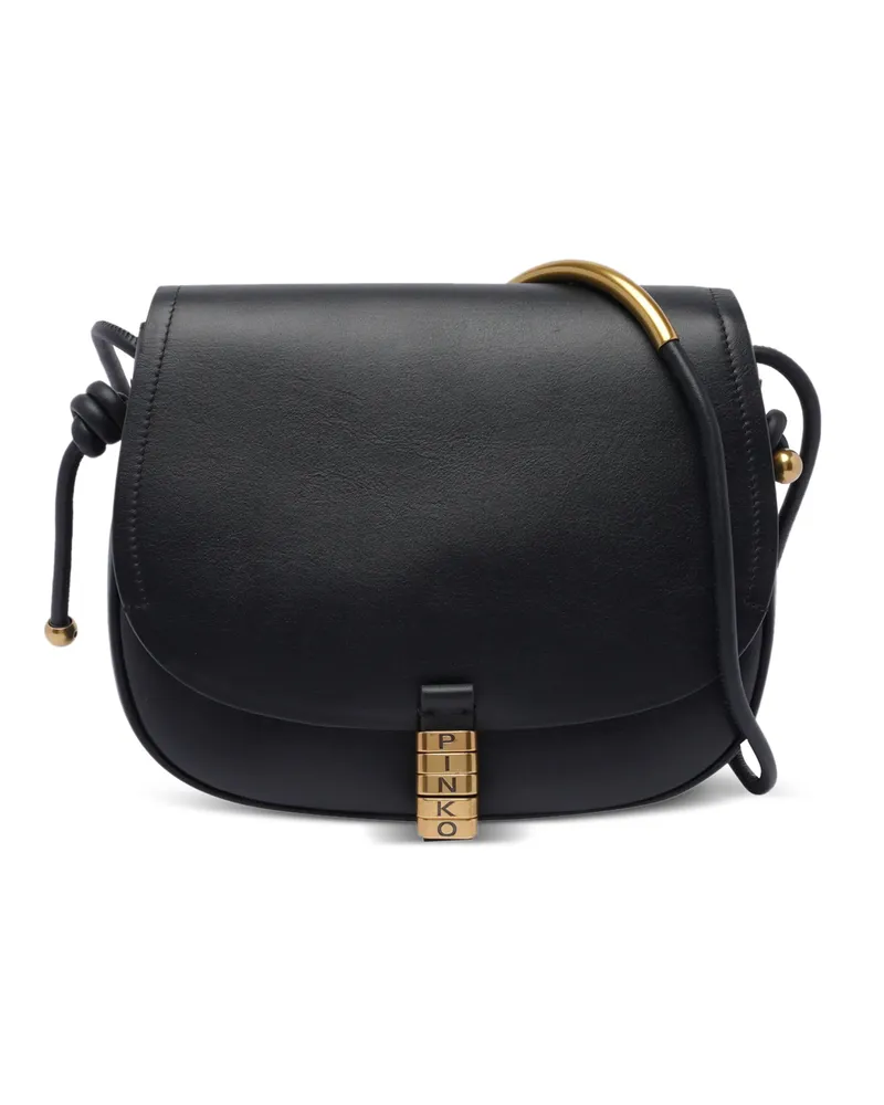 Pinko Logo-charm Cross Body Bag Black