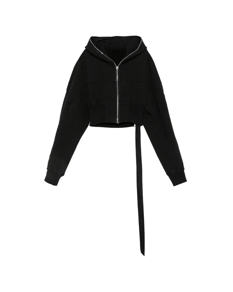 DRKSHDW by Rick Owens Cropped Hooded Jacket Brown