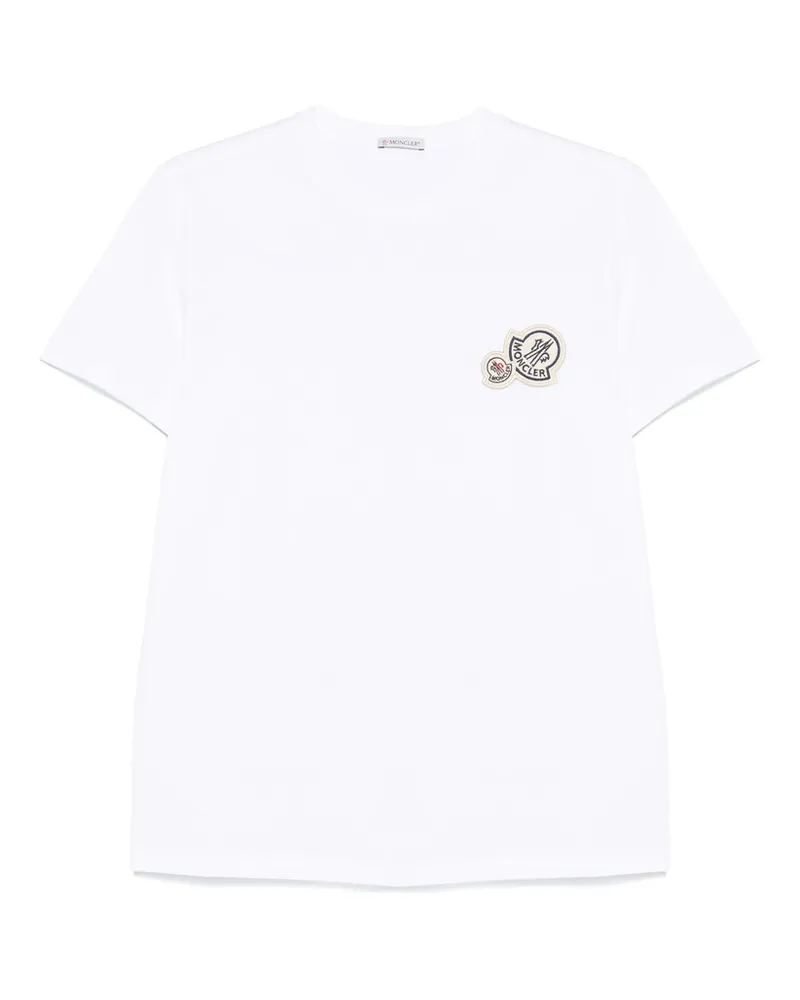 Moncler Double-logo Patch T-shirt White