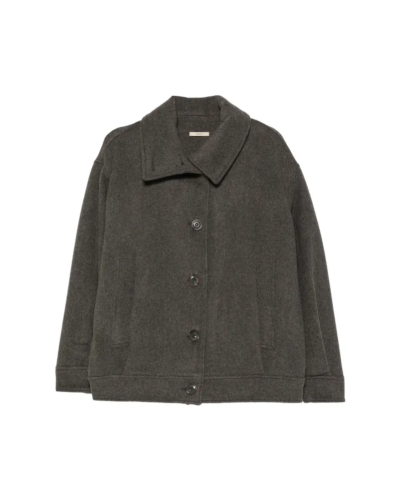 Sessùn Button-up Collared Jacket Grey
