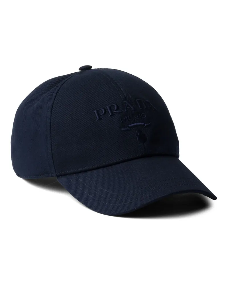 Prada Drill Baseball Cap Blue