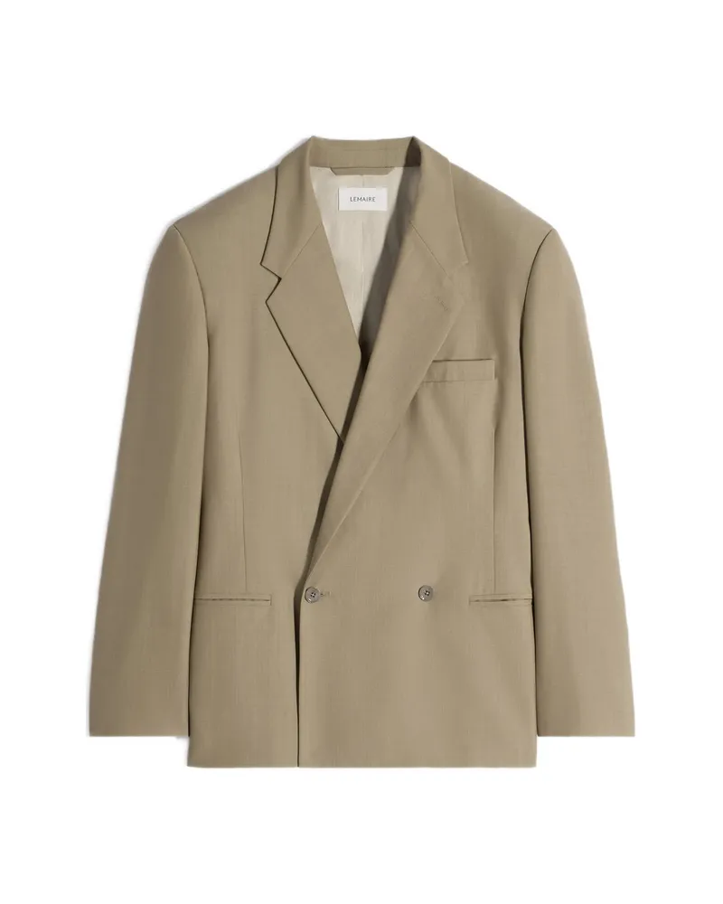 Christophe Lemaire Double-breasted Tailored Jacket Neutrals
