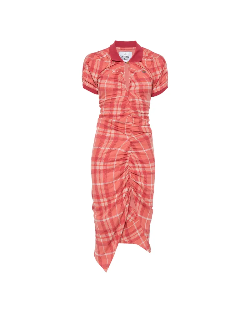 Vivienne Westwood Pullong Asymmetric Dress Red