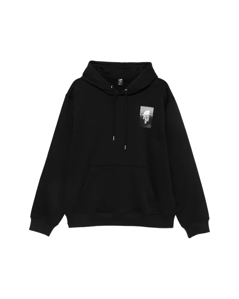 The North Face Graphic-print Drawstring Hoodie Black