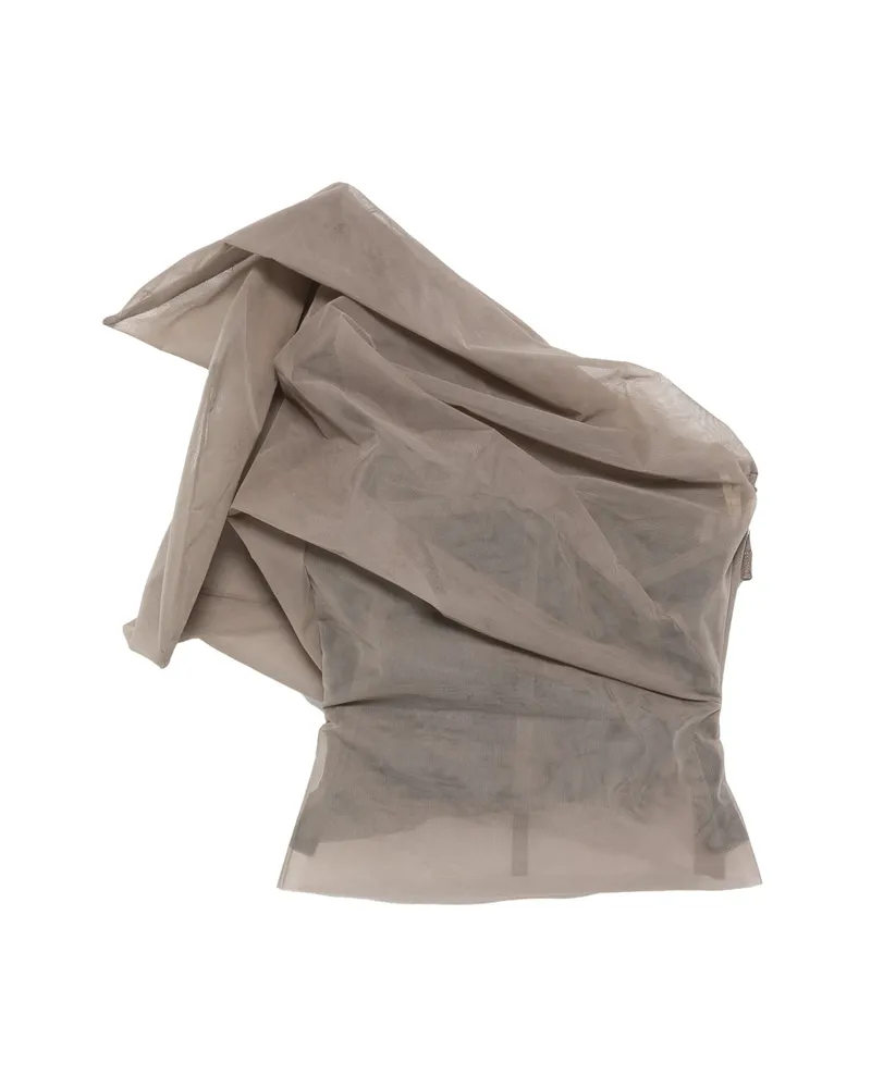 Rick Owens Claudia Draped Top Grey