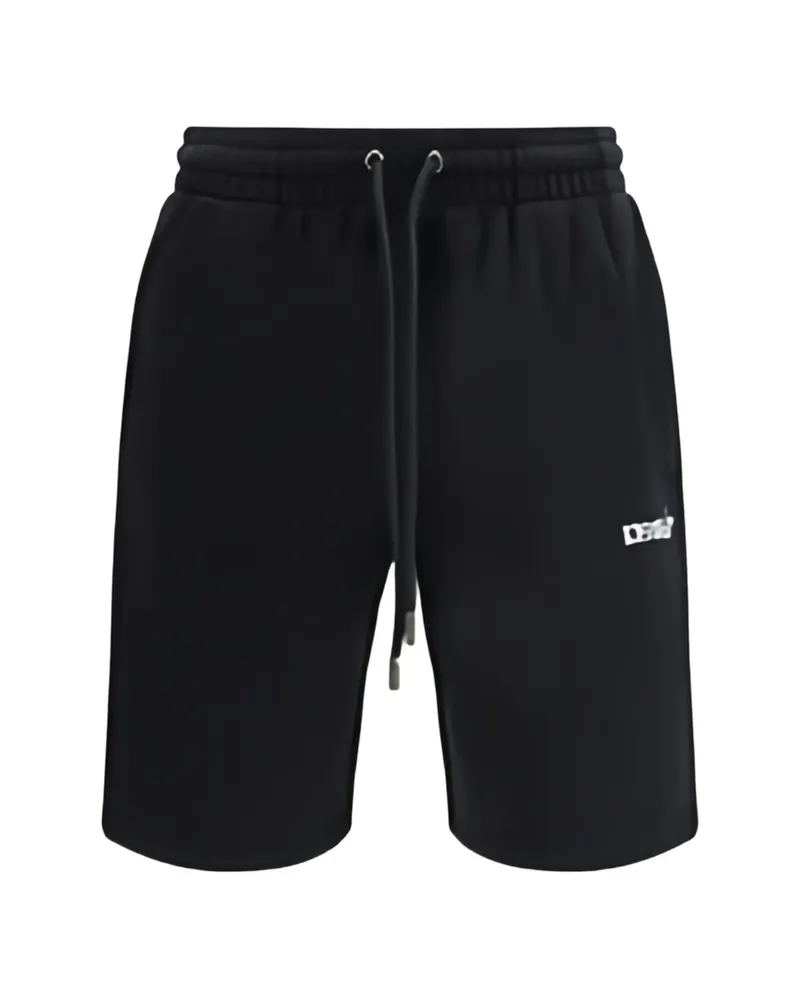 OFF-WHITE Arrow-print Skate Shorts Black