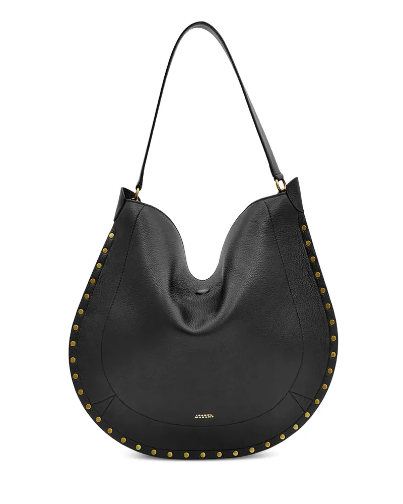 Isabel Marant Oskan Soft Shoulder Bag Black