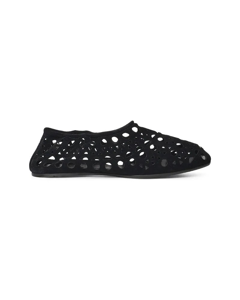 Alaïa Slippers Vienne In Velvet Calfskin Black
