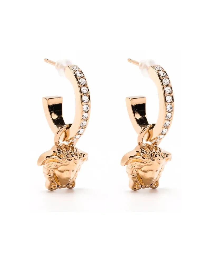 Versace La Medusa Hoop Earrings Gold
