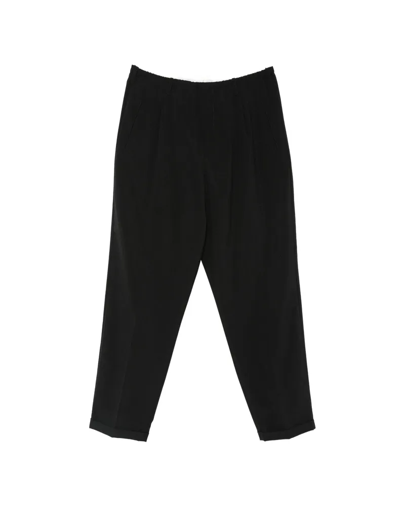 Magliano Pleated Elasticated-waistband Trousers Black