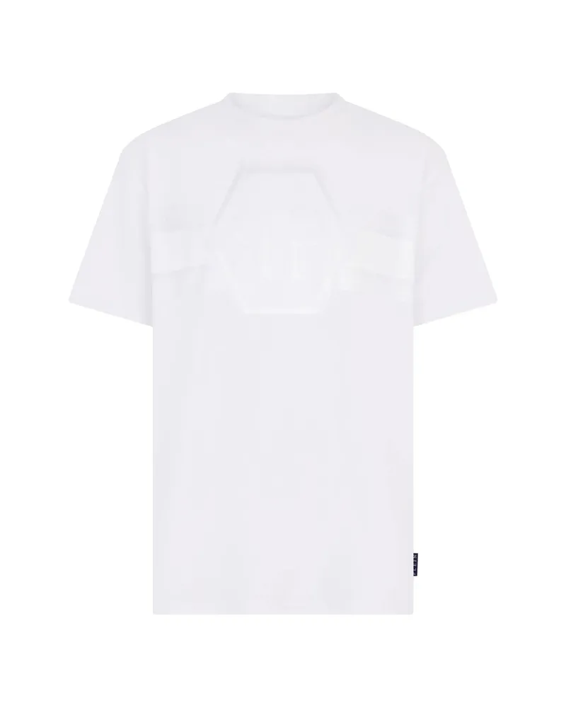 Philipp Plein Hexagon Round-neck T-shirt White