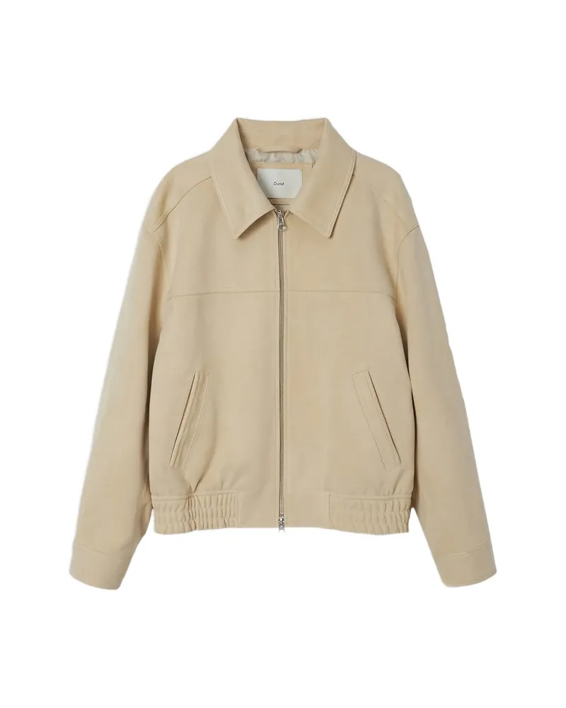 Dunst Long-sleeve Bomber Jacket Neutrals