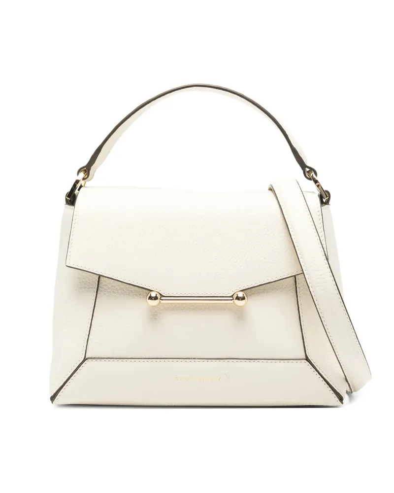 Strathberry Nano Mosaic Tote Bag Neutrals