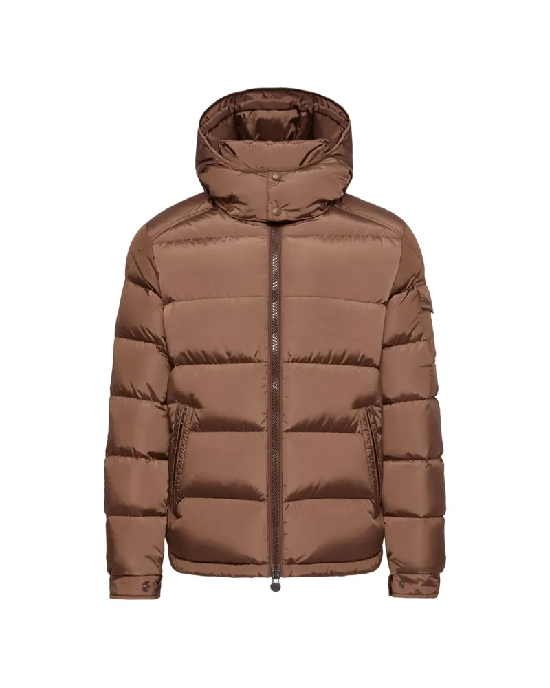 Moncler Maya Short Down Jacket Brown