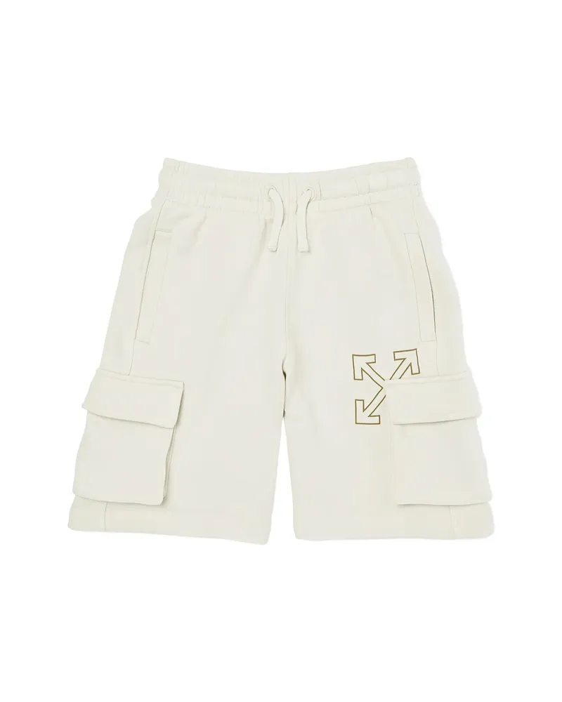OFF-WHITE Arrow-logo Cargo Shorts Neutrals