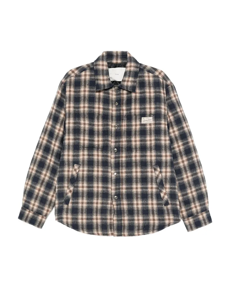 Dunst Checked Shirt Blue