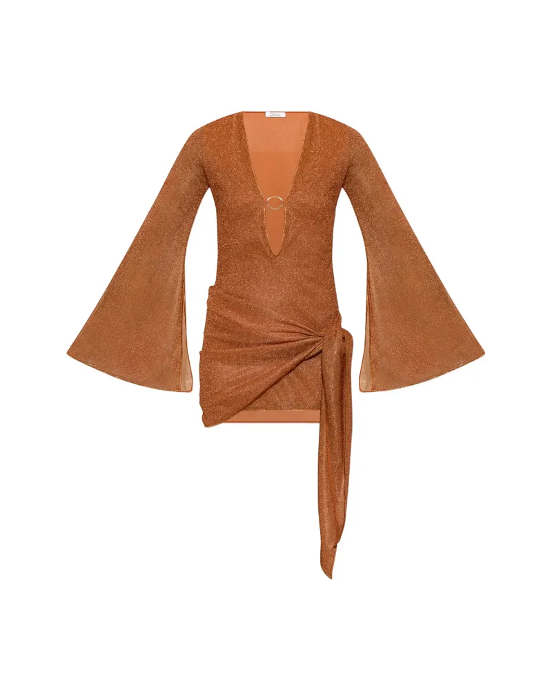 Oséree Dress With Lurex Thread Orange