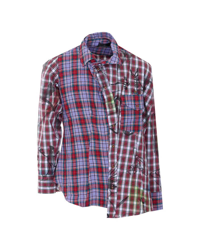 Vivienne Westwood Check Buttoned Shirt Red
