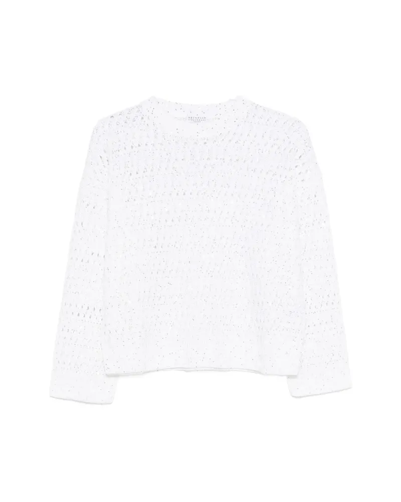 Brunello Cucinelli Round-neck Sweater White