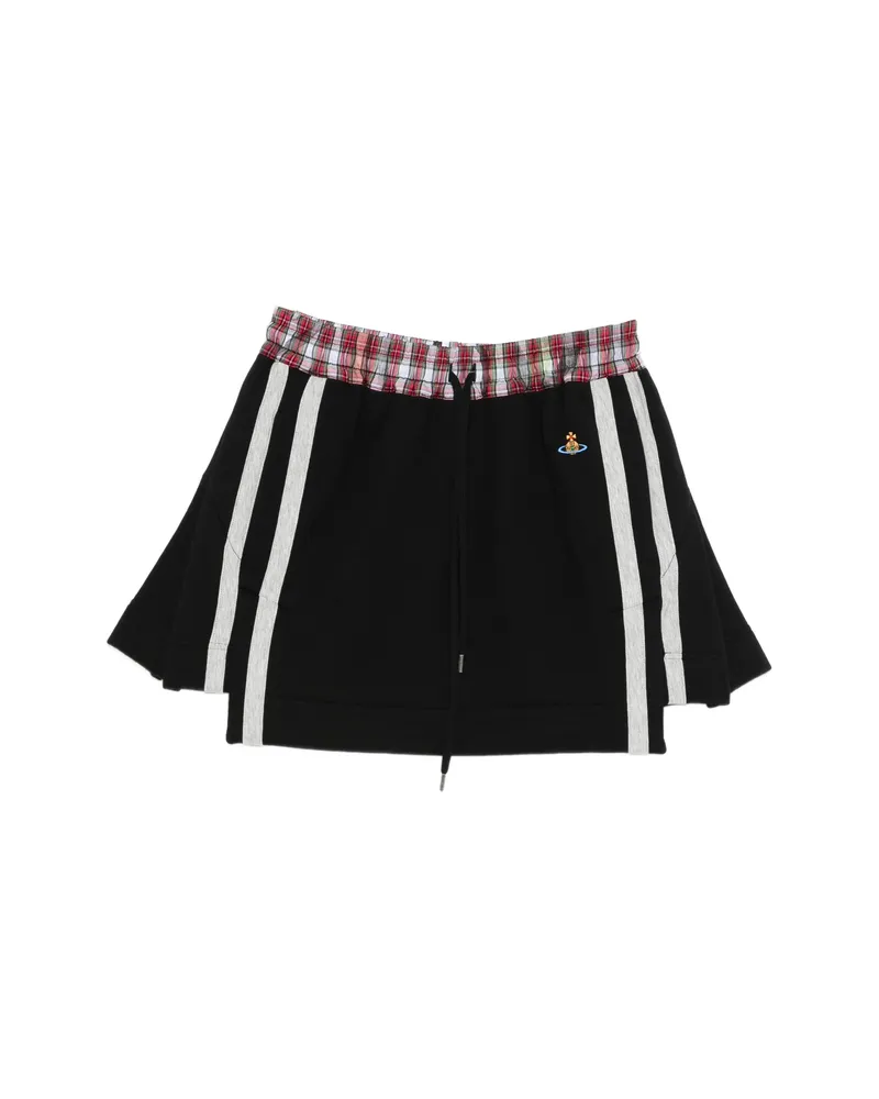 Vivienne Westwood Stripe-trim Mini Skirt Black