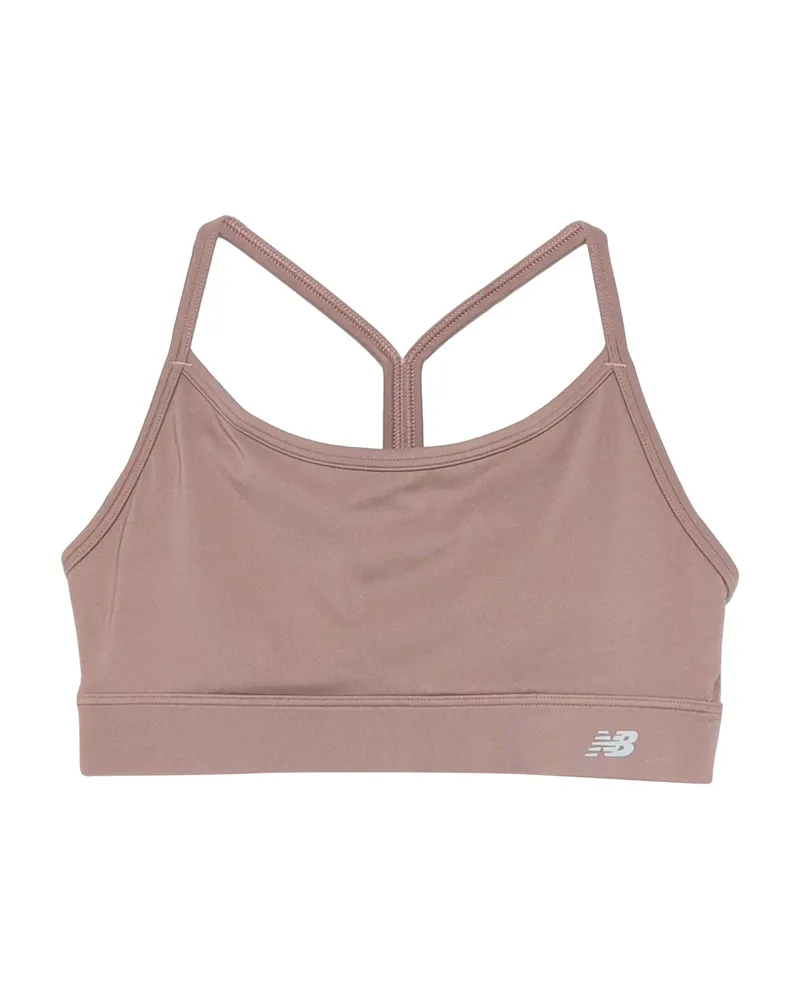 New Balance Racer-back Sports Bra Brown