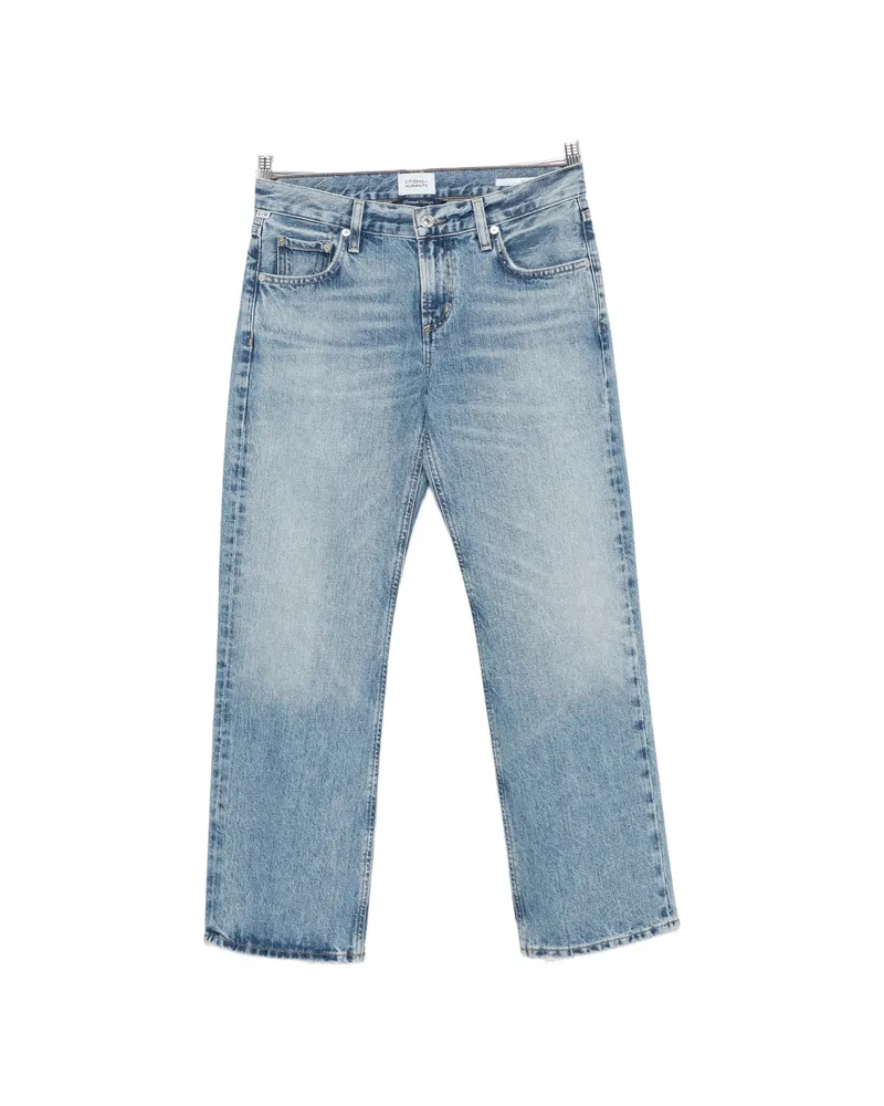 Citizens of humanity Faye Faded Straight-leg Jeans Blue