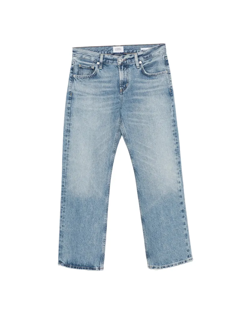 Citizens of humanity Faye Faded Straight-leg Jeans Blue