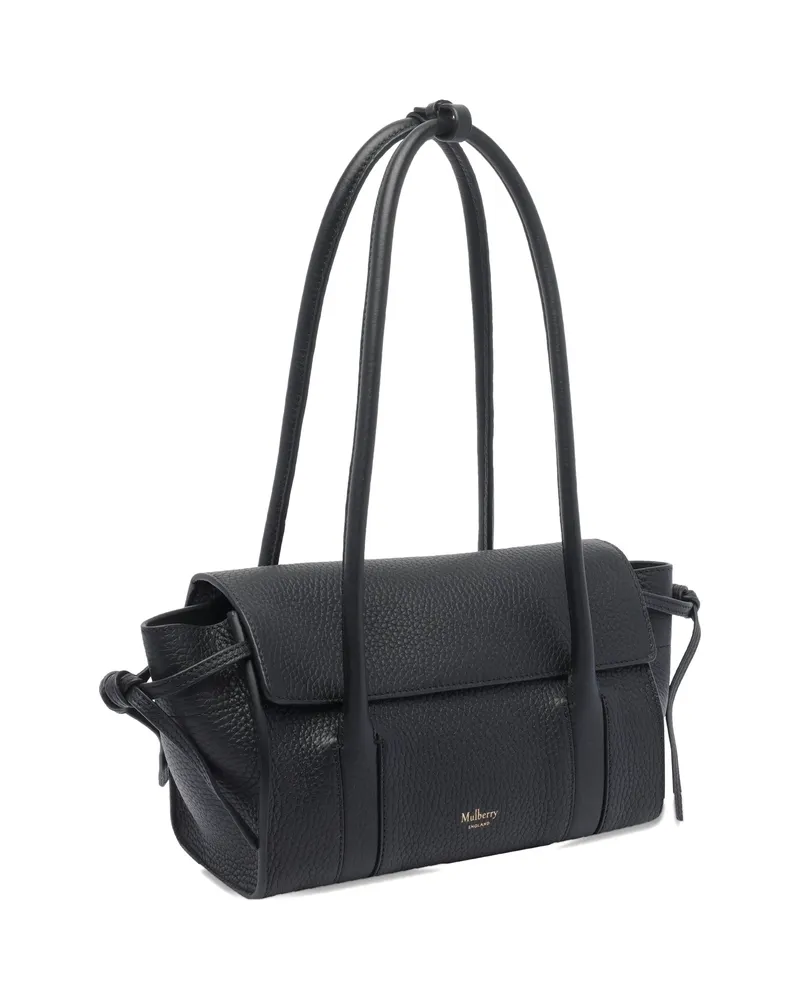 Mulberry Leather Shoulder Bag Black