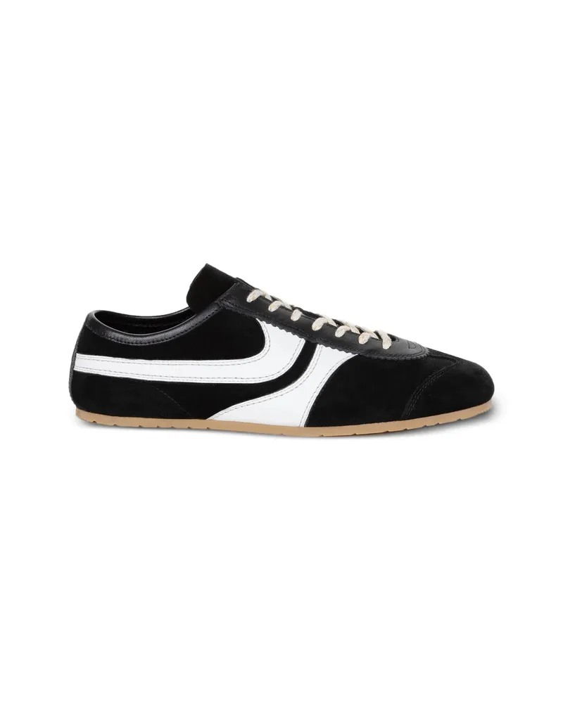 Dries van Noten Suede Sneakers Black